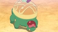 Appletun in the anime (Image via TPC)
